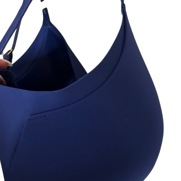 Knix WingWoman Contour Bra-Midnight Blue Wireless Bra- Size 7+ - Picture 6 of 12